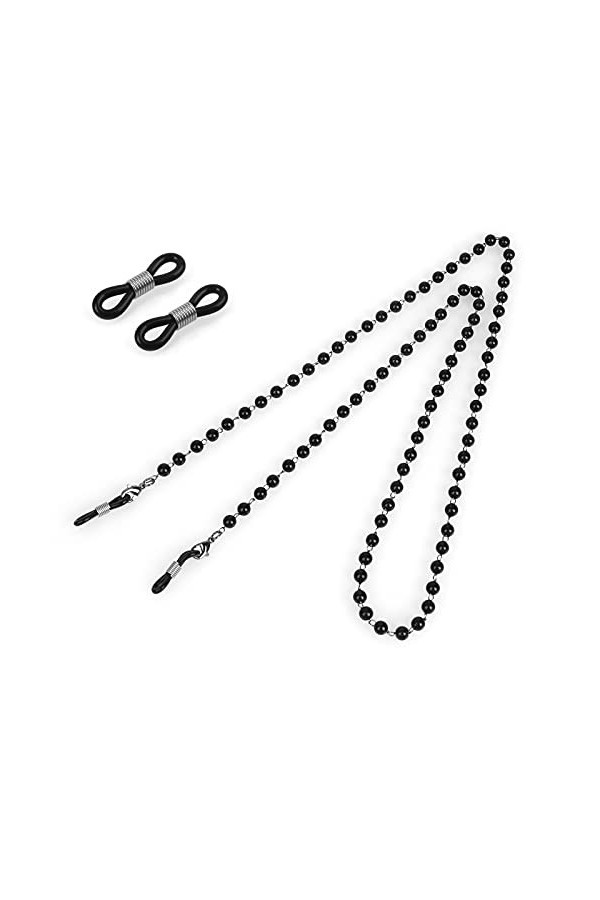 Eli-time Chaîne de Lunettes Femmes Perlée, Cordon Lunettes pour Lunettes pour Lunettes / Lunettes de soleil / Lunettes de lec