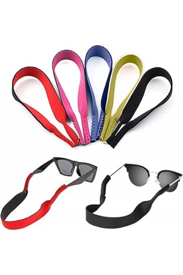 TMRBBesty Néoprène Cordons à Lunettes, Ceinture à lunettes, Support Sangle Universal Porte-Lunettes de Sécurité et Mode pour 