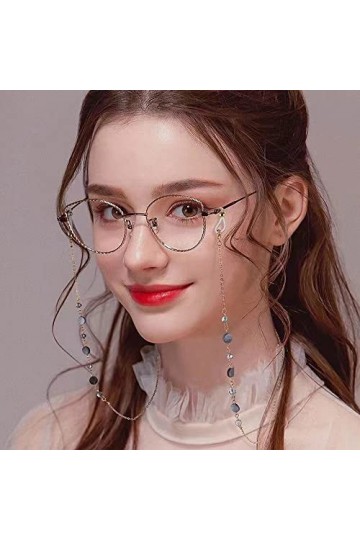 VICZON Chaîne Lunettes Femmes Attache pour Lunettes Chainette de Lunettes, Cordon Lunettes pour Femmes et Hommes pour Lunette