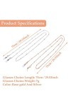 Chaîne de lunettes dames 4 pièces sangle de lunettes or rose/argent cordon de lunettes perles chaîne de lunettes de soleil av