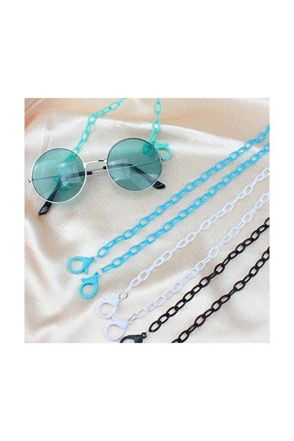 4 Pièces Cordon Lunettes Lunettes Chaîne Lanière Chaîne de Masque Chaîne pour Lunettes Cordon Lunettes