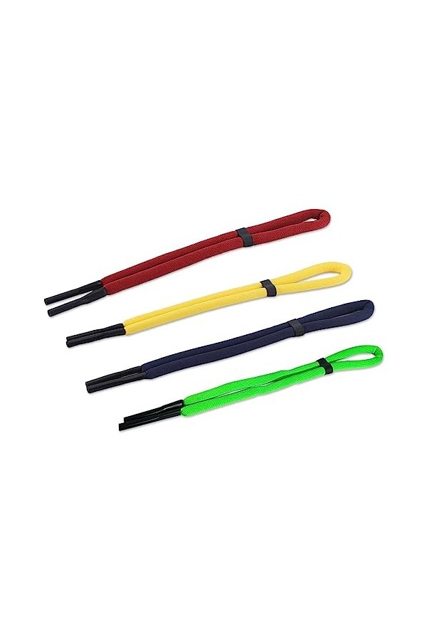 TSHAOUN 4 Pièces Sangle de Lunettes de Soleil,support à lunettes,chaine pour lunette,Réglable Anti-Perte Sangles de Lunettes,