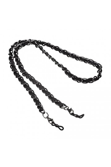 sourcing map Lunettes Titulaire Sangle Cordon, 30" Lunettes Soleil Ficelle Sangle Autour Cou Lunettes Chaîne Chapeau Sangle C