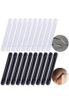 NATEE 20 pcs Monture de Lunettes de Protection, anti-dérapante en Silicone, Crochets Boucles doreilles Flexible et Confortab