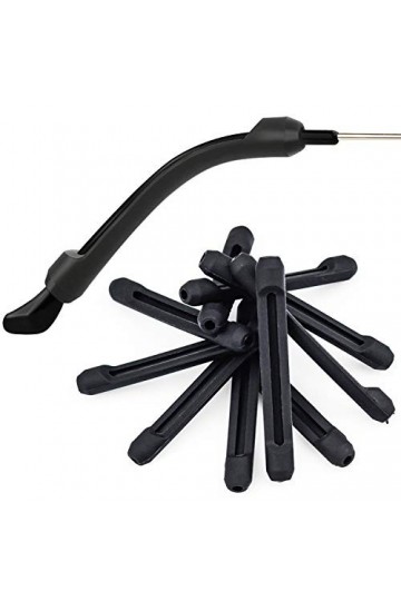 NATEE 20 pcs Monture de Lunettes de Protection, anti-dérapante en Silicone, Crochets Boucles doreilles Flexible et Confortab