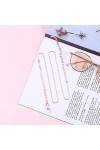 Corde à Lunettes, Chaîne De Lunettes, Sangle De Lunettes, Cordon De Lunettes Simple à la Mode, Chaînes De Lunettes Pour Femme