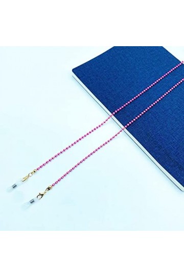 Joberio Longe à Lunettes | chaînes Lunettes perlées pour Femmes | Chaînes décoratives Corà Lunettes pour Femme, Cordon Lunett