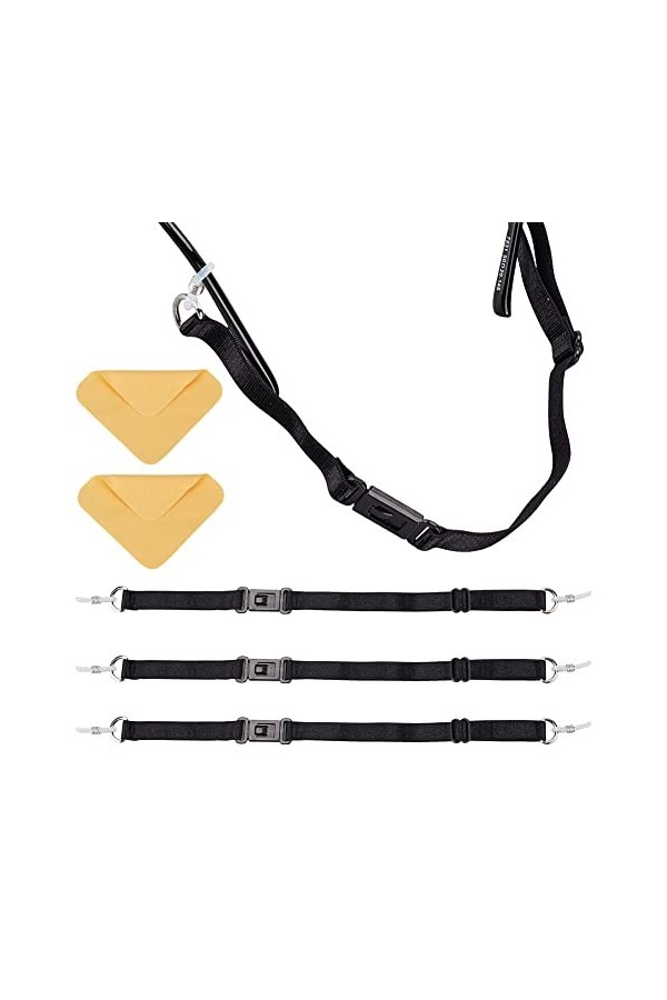 GORGECRAFT 4 PCS Réglable Sangle de Lunettes Lunettes de Retenue Lunettes Sangle Titulaire Lunettes de Soleil String Chaîne L