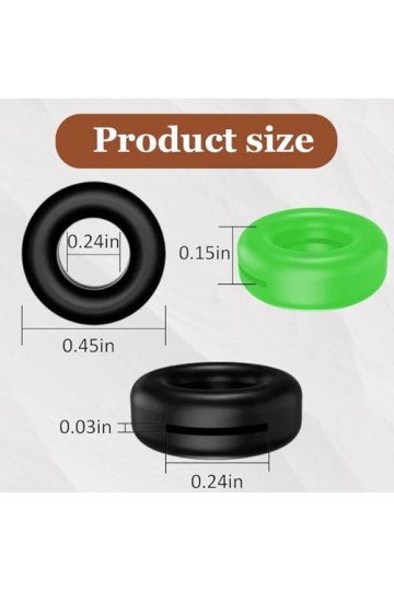 LSOJFE 15 paires de porte-lunettes en silicone anti-dérapant lunettes temples couverture lunettes oreillettes crochets dorei