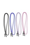 DOITOOL 4Pcs Violet Lanière Lunettes De Soleil Noir Violet Lunettes De Soleil Visage Couverture Chaîne Cordon Tressé Chaîne D