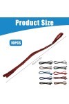 Lot de 10 cordons à lunettes pour lunettes de sport - Antidérapantes - Chaîne de lunettes de soleil de sport réglable - Pour 