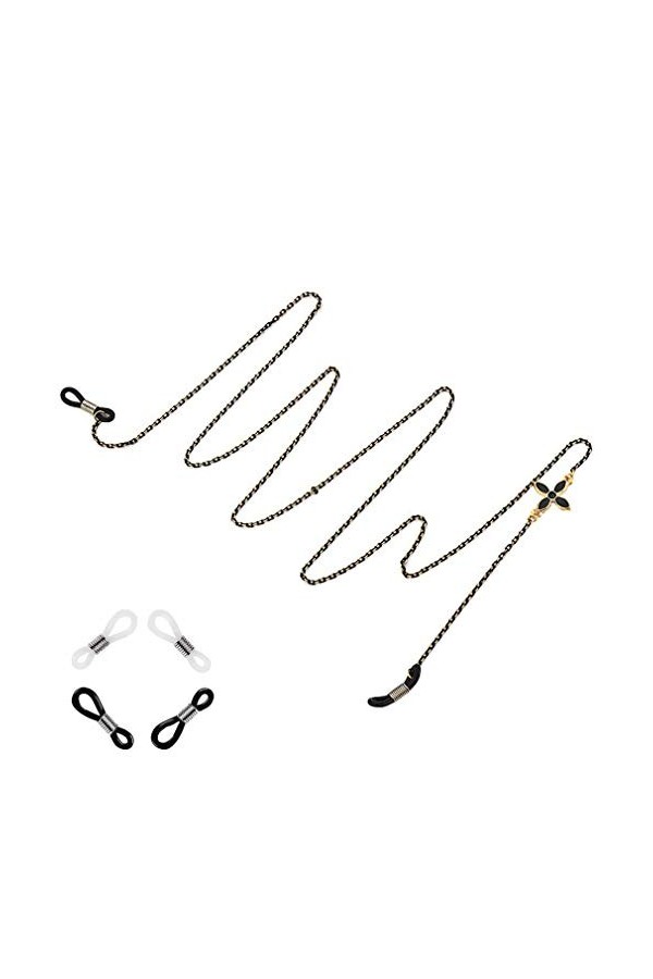 Jixin4you Cordon Chaîne Attache pour Lunettes Retenue Blanc