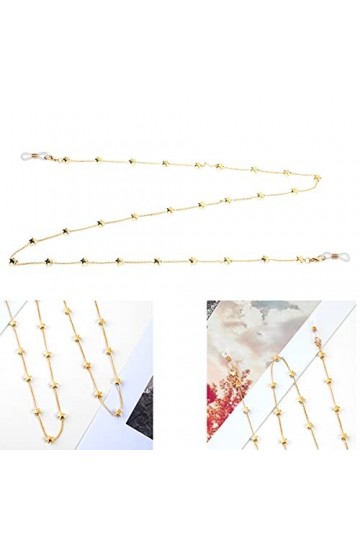 Chaîne de Lunettes de Soleil, chaîne de Lunettes Mouth-Muffle Chain Retenue de Lunettes Universel pour la Maison pour lécole