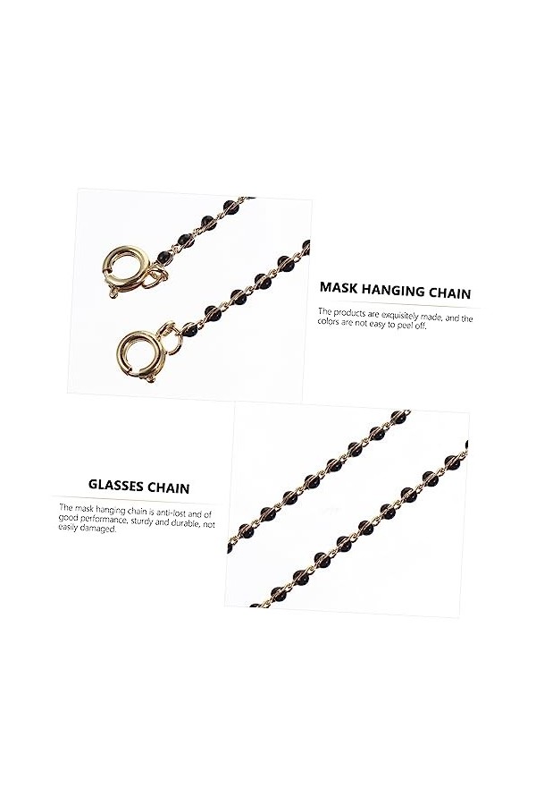 GALPADA Masque Collier Bandana Visage Masque Lunettes De Soleil Retenue Lunettes Tour De Cou Couvre-Visage Chaîne Titulaire V