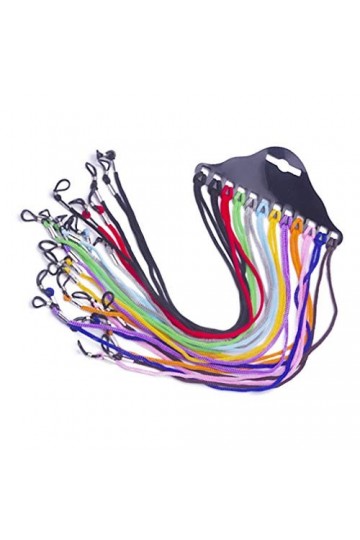 Xiang Ru 12PCS Chaîne de Lunettes Nylon Antidérapant Sports Activités Extérieur Couleur Aléatoire Couleur Aléatoire