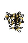 Ruluti Lunettes Chaîne De Fin 50pcs Spectacle Cadre Connecteur Non-slip End Retenue Spectacle Support Chain Bracelet 20 Mm 