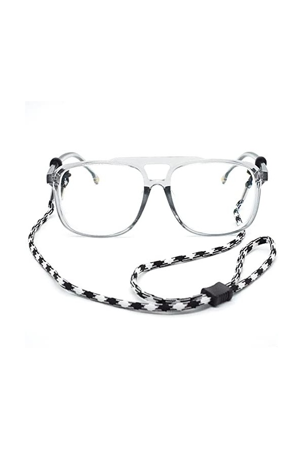 PAIDAXING Lanière de lunettes de sport réglable multicolore pour femme - Élasticité antidérapante - Accessoire de sport pour 