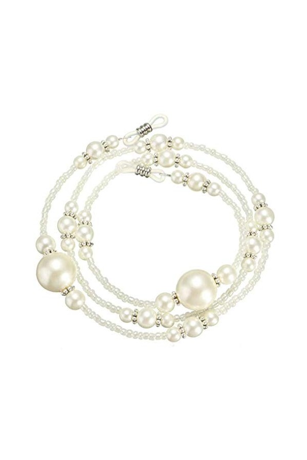 Onsinic Sunglass Perle Perlée Chaîne Lunettes De Lecture Lunettes Cordon Holder Collier Longe Lunettes Pour Femmes