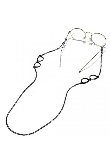 Lunettes Chaîne Métal Lunettes De Cordons Lunettes Longe Sangles De Maintien Lunettes Forme Pendentif Porte-lunettes