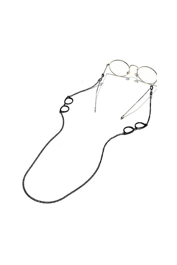 Lunettes Chaîne Métal Lunettes De Cordons Lunettes Longe Sangles De Maintien Lunettes Forme Pendentif Porte-lunettes