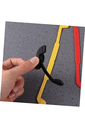 OSALADI 3 Pièces Corde Anti-Dérapante Silicone Lunettes Sangles Lunettes Cordon Antidérapant Lunettes Corde Lunettes De Solei