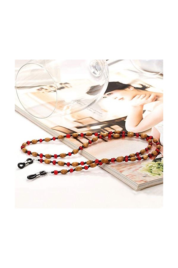 Jixin4you Cordon pour Lunettes Lecture Soleil Perles YIF402