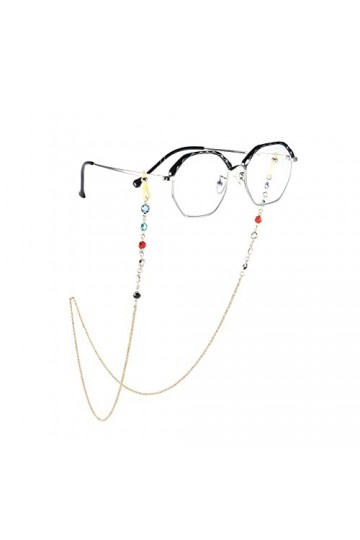 XTYPE Cordon de lunettes pour femme avec crochets doreille antidérapants et sangles en silicone élégantes pour lunettes de s