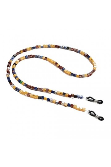 XTYPE Cordon de lunettes pour femme avec perles en acrylique