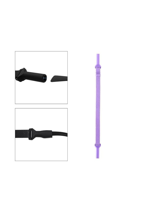 Milageto Sangle de lunettes en Silicone, sangle de lunettes, lunettes de soleil, porte-lunettes autour du cou pour femmes, Jo