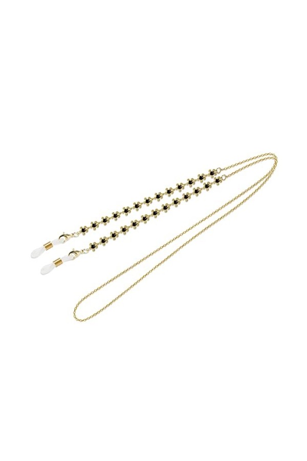 XTYPE Chaînes à lunettes pour femmes simples anti-perte dhuile qui coule fleur élégante porte-lunettes chaînes de lunettes 