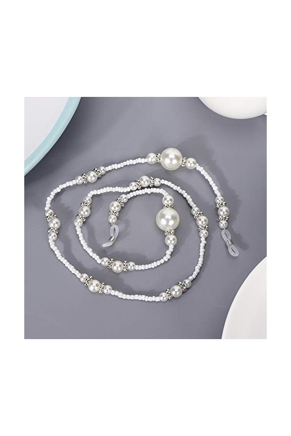 Zouminyy Chaîne de Lunettes décoration chaîne de Lunettes, Corde de Lunettes Cadeau Exquis, Corde de Sangle antidérapante pou
