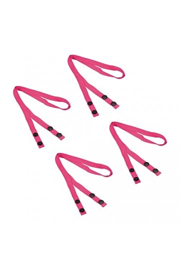 sourcing map Lunettes Support Sangle Cordon, 4Pcs 24" Lunettes Soleil Ficelle Sangle Autour Cou Lunettes Chaîne Chapeau Sangl