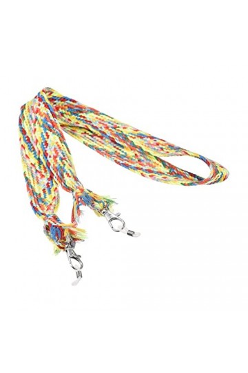 sourcing map Lunettes Titulaire Sangle Cordon, 31" Lunettes Soleil Ficelle Sangle Autour Cou Lunettes Chaîne Chapeau Sangle C