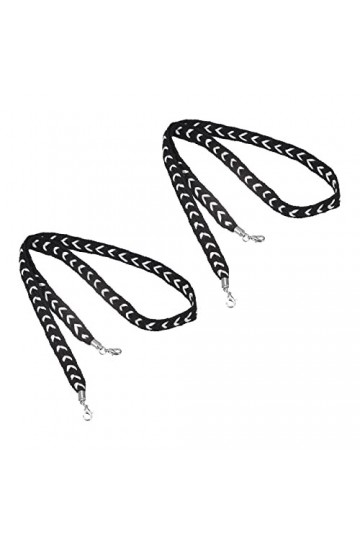 sourcing map Lunettes Support Sangles Cordon, 2Pcs 24" Lunettes Soleil Ficelle Sangle Autour Cou Lunettes Chaîne Chapeau Sang