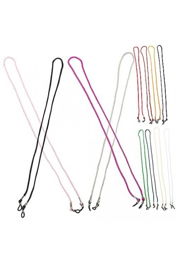 Lurrose 12 Pièces Cordon Perlé Longes Pour Femmes Espejuelos Para Mujer Porte-Lunettes Lunettes Sangle Lunettes Chaîne Lunett