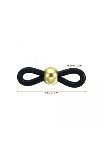 PATIKIL Lunettes Chaîne Connecteur Retenue Assorties, 80 Paquet Réglable Anti Glissante Silicone Caoutchouc Sangle Support Ch