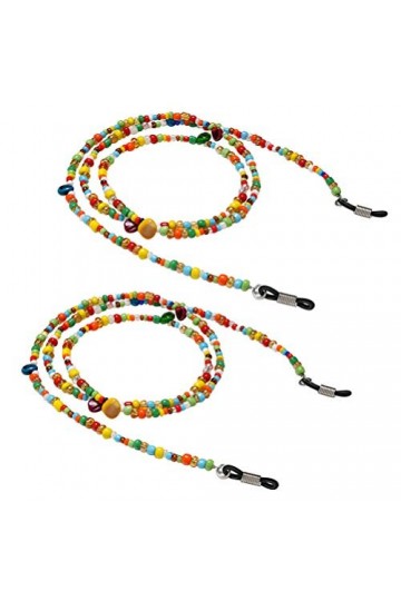 EXCEART 2 Pièces Sangle De Lunettes De Soleil Sangle Porte-lunettes De Soleil Cordon De Verre Retenue De Lanière De Lunettes 