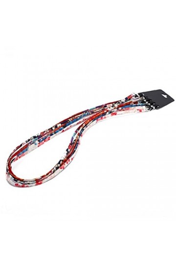 TOSSPER 1 Pc Perles En Bois À Main Lunettes Chaînes Lunettes Marron Spectacles Perles Cordon Cordon