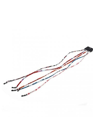 TOSSPER 1 Pc Perles En Bois À Main Lunettes Chaînes Lunettes Marron Spectacles Perles Cordon Cordon