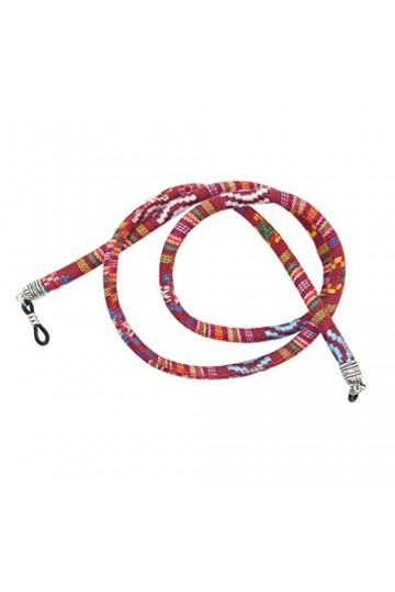 oshhni Chaîne de Lunettes Lunettes de Soleil En Cuivre Antidérapantes Porte-lunettes Cordon de Chaîne, rouge, comme décrit