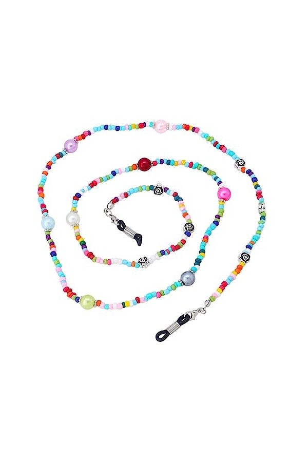 OSALADI Corde Anti-perte Lanière De Cordon De Verre Chaîne De Lunettes Réglable Cordon Porte-lunettes Cordon Ajustable Porte-