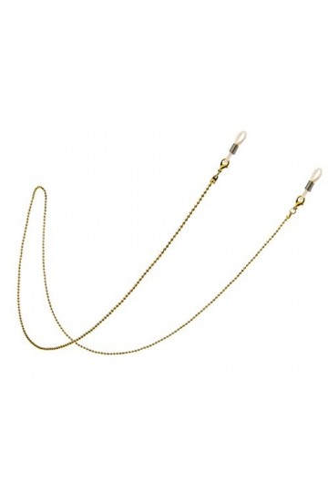 SM SunniMix Sangle de Lunettes-lunettes Chaîne Porte-lunettes Lunettes de Retenue Cou Cordon Sangle Chaîne, Doré, 70 cm