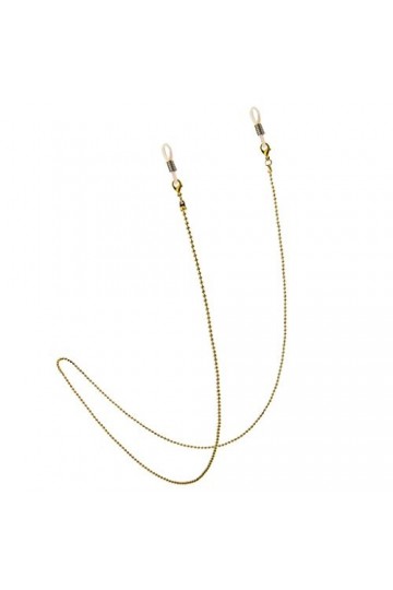 SM SunniMix Sangle de Lunettes-lunettes Chaîne Porte-lunettes Lunettes de Retenue Cou Cordon Sangle Chaîne, Doré, 70 cm