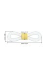 PATIKIL Lunettes Chaîne Connecteur, 50 Paquet Réglable Anti Glissante Silicone Caoutchouc Sangle Support Chaîne Terminal Bouc
