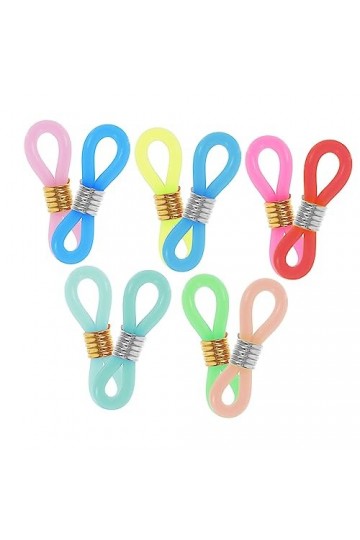 Lurrose 40 Pièces Lunettes De Sport Sport Accessoires Sport Lunettes De Soleil Silicone Lunettes Connecteur Lunettes De Solei