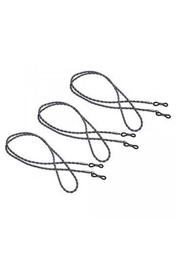 PATIKIL Lunettes Sangle, 3 Paquet Oeil Lunettes Chaîne Coloré sûreté Lanière Support Lunettes Soleil Retenue pour Hommes Femm