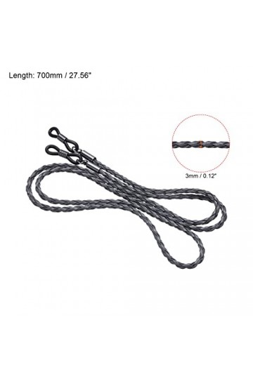 PATIKIL Lunettes Sangle, 3 Paquet Oeil Lunettes Chaîne Coloré sûreté Lanière Support Lunettes Soleil Retenue pour Hommes Femm