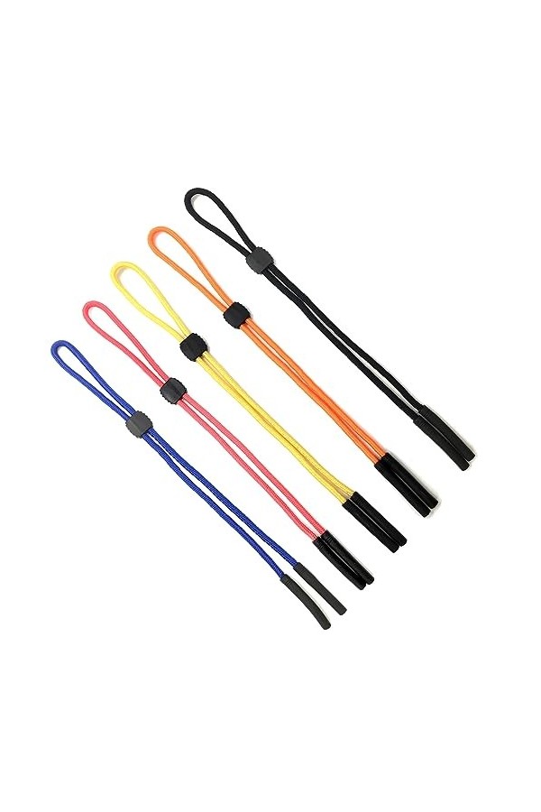 5 Pièces Sangles de Lunettes Réglables Universelles, Cordon à Lunettes de Sport, Cordon à Lunettes Elastique, Cordon à Lunett