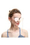 IYOU Chaîne à lunettes tendance chic avec perles dorées pour lunettes de ville, voyage, lunettes de soleil anti-perte pour fe
