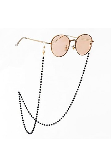 KAKAKE Cordon de Lunettes, chaîne de Lunettes, matériau en métal et Acrylique, durabilité maximale chaîne de moufle à Bouche 